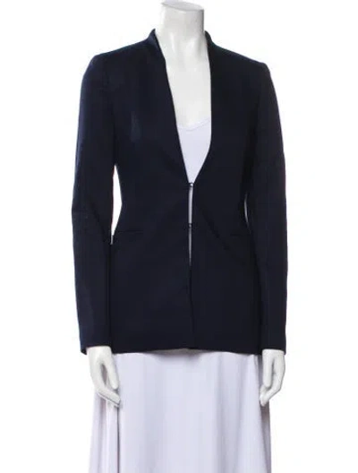 Pre-owned Alice And Olivia Blazer In Blue