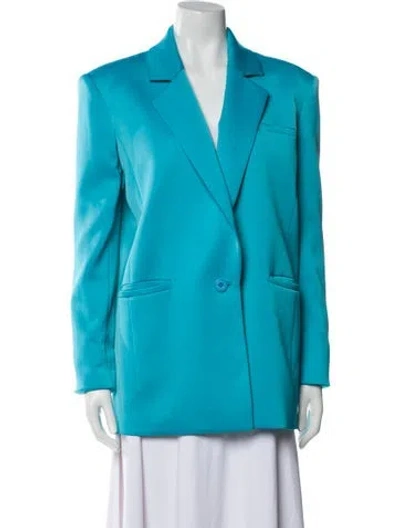 Pre-owned Alice And Olivia Blazer In Blue