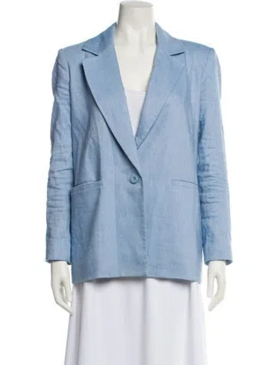 Pre-owned Alice And Olivia Blazer In Blue