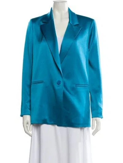 Pre-owned Alice And Olivia Blazer In Blue