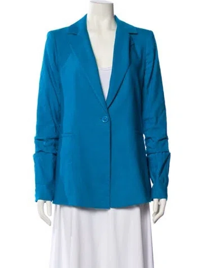 Pre-owned Alice And Olivia Blazer In Blue