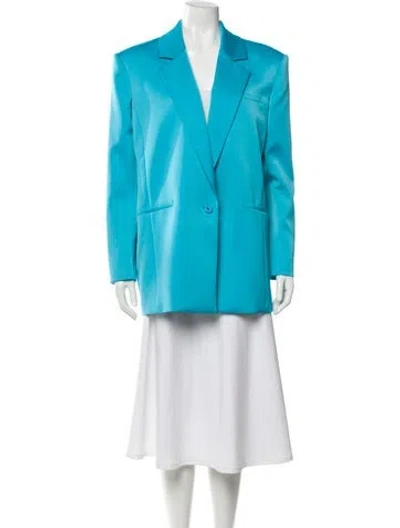 Pre-owned Alice And Olivia Blazer In Blue