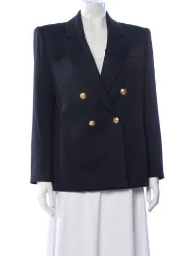 Pre-owned Alice And Olivia Blazer In Blue
