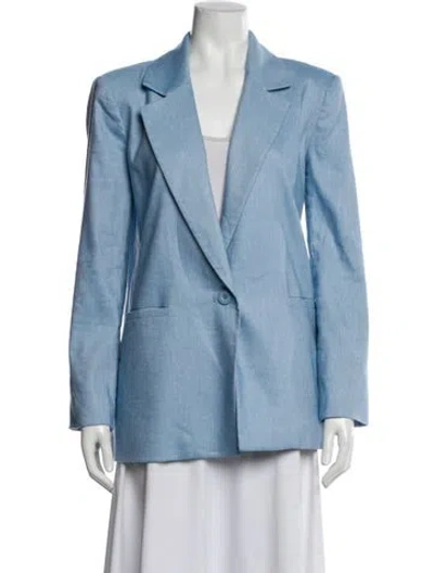 Pre-owned Alice And Olivia Blazer In Blue