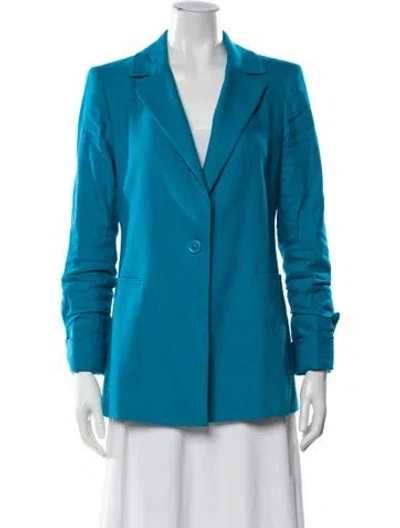 Pre-owned Alice And Olivia Blazer In Blue