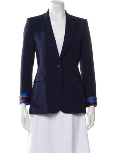 Pre-owned Alice And Olivia Blazer In Blue