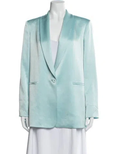 Pre-owned Alice And Olivia Blazer In Blue