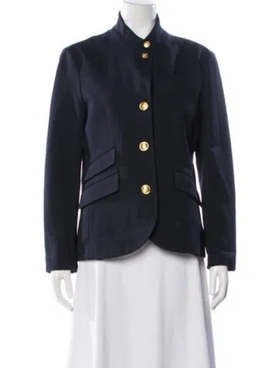 Pre-owned Alice And Olivia Blazer In Blue