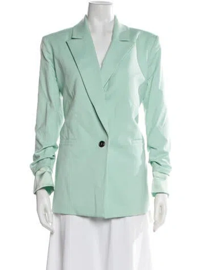 Pre-owned Alice And Olivia Blazer In Blue