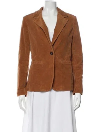 Pre-owned Alice And Olivia Blazer In Brown