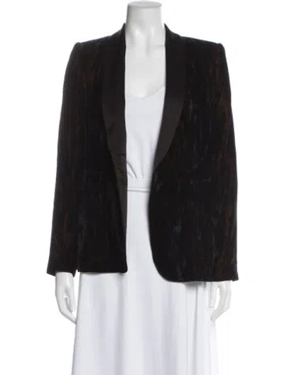 Pre-owned Alice And Olivia Blazer In Brown