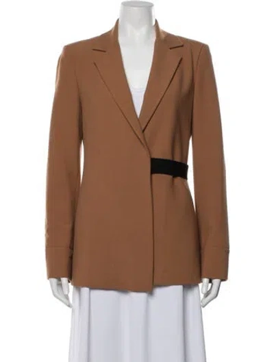 Pre-owned Alice And Olivia Blazer In Brown