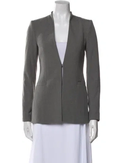 Pre-owned Alice And Olivia Blazer In Gray