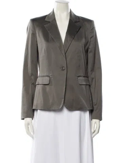 Pre-owned Alice And Olivia Blazer In Gray