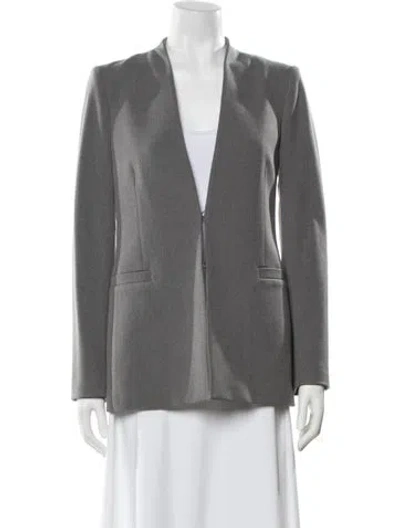 Pre-owned Alice And Olivia Blazer In Gray