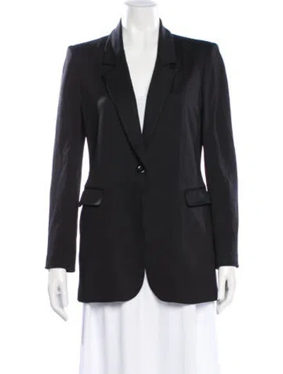 Pre-owned Alice And Olivia Blazer In Gray