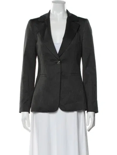 Pre-owned Alice And Olivia Blazer In Gray