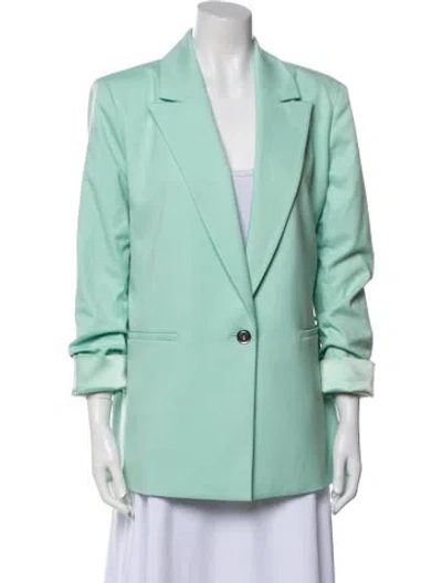 Pre-owned Alice And Olivia Blazer In Green