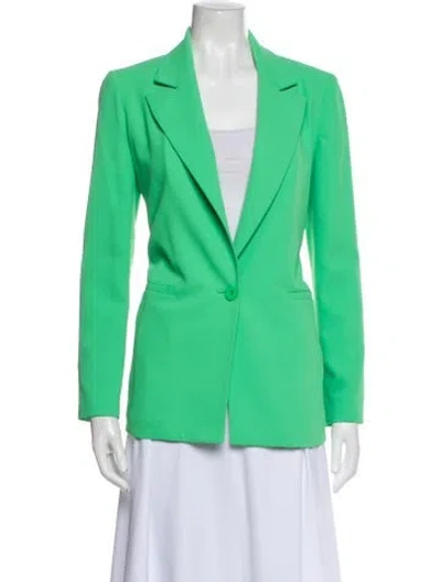 Pre-owned Alice And Olivia Blazer In Green