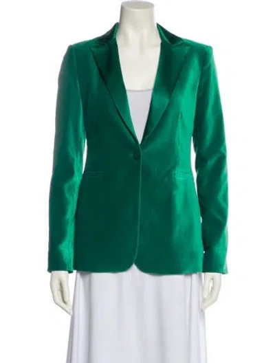 Pre-owned Alice And Olivia Blazer In Green