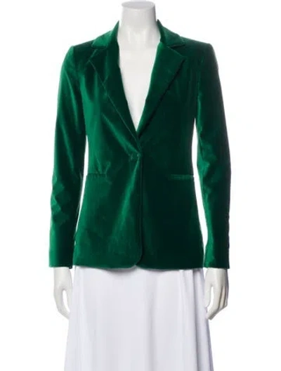 Pre-owned Alice And Olivia Blazer In Green