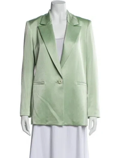 Pre-owned Alice And Olivia Blazer In Green