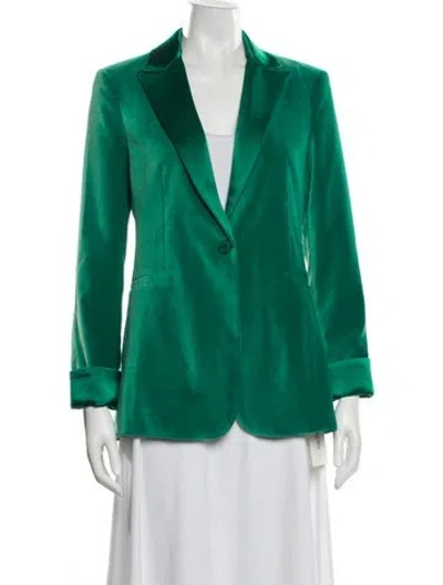 Pre-owned Alice And Olivia Blazer In Green