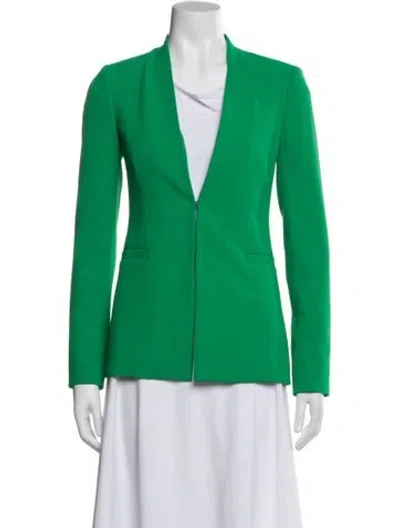 Pre-owned Alice And Olivia Blazer In Green