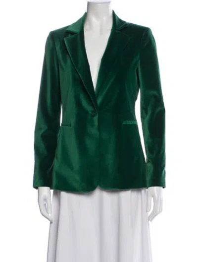 Pre-owned Alice And Olivia Blazer In Green