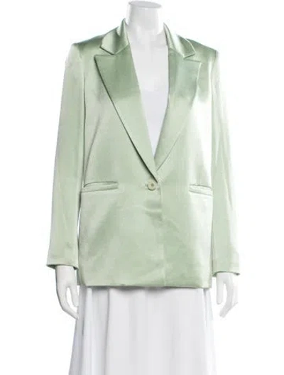 Pre-owned Alice And Olivia Blazer In Green