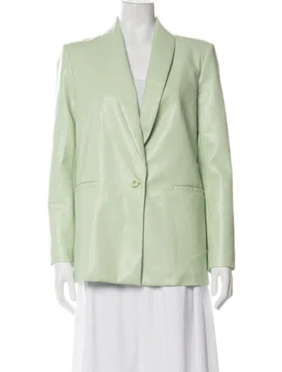 Pre-owned Alice And Olivia Blazer In Green