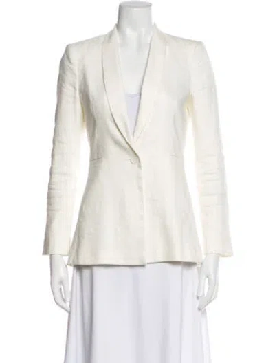 Pre-owned Alice And Olivia Blazer In Neutral
