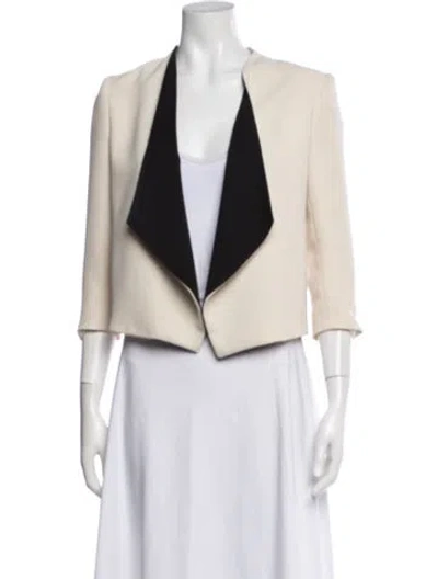 Pre-owned Alice And Olivia Blazer In Neutral