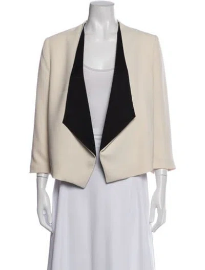 Pre-owned Alice And Olivia Blazer In Neutrals