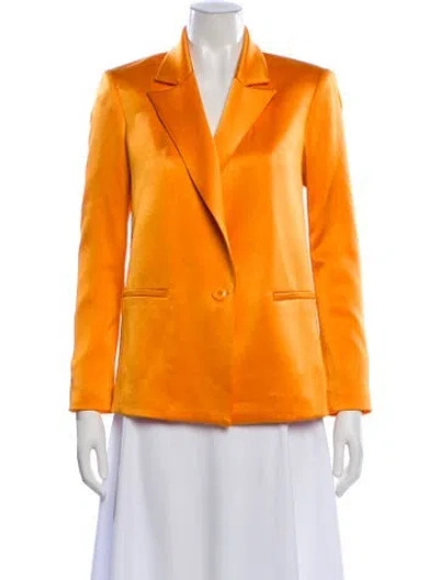 Pre-owned Alice And Olivia Blazer In Orange