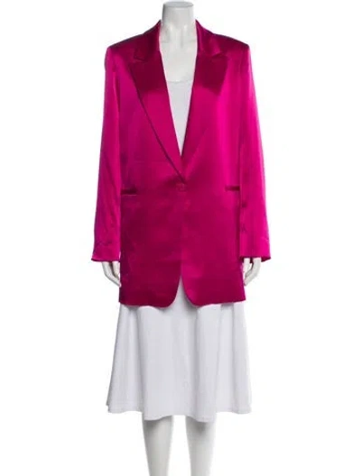 Pre-owned Alice And Olivia Blazer In Pink