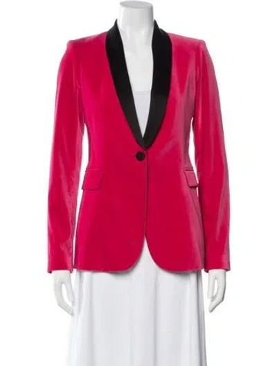 Pre-owned Alice And Olivia Blazer In Pink