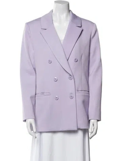 Pre-owned Alice And Olivia Blazer In Purple