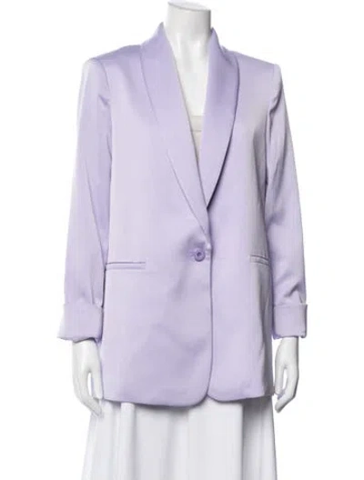Pre-owned Alice And Olivia Blazer In Purple