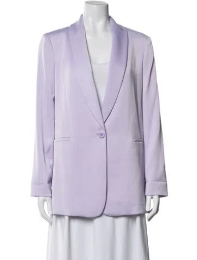 Pre-owned Alice And Olivia Blazer In Purple