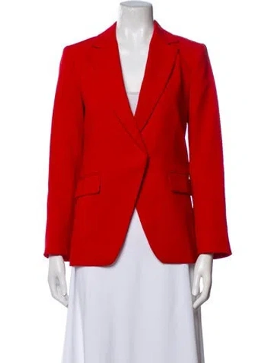Pre-owned Alice And Olivia Blazer In Red