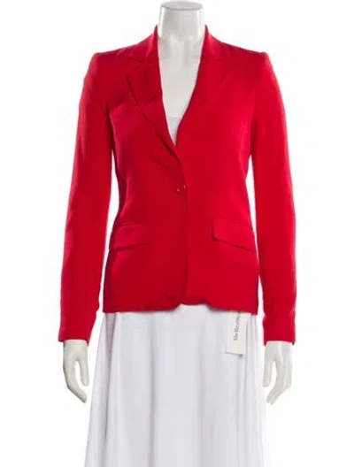 Pre-owned Alice And Olivia Blazer In Red