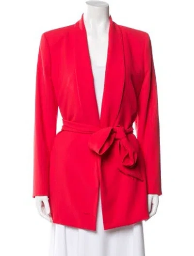 Pre-owned Alice And Olivia Blazer In Red