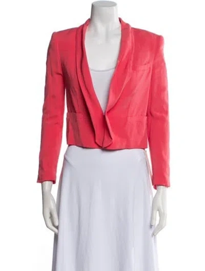 Pre-owned Alice And Olivia Blazer In Red