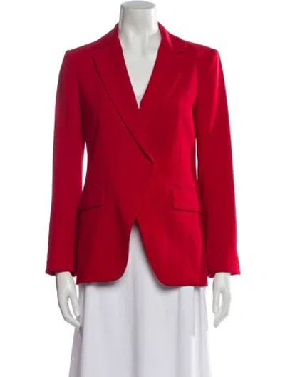 Pre-owned Alice And Olivia Blazer In Red