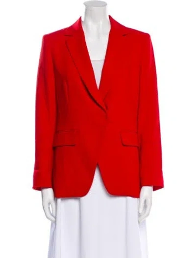 Pre-owned Alice And Olivia Blazer In Red