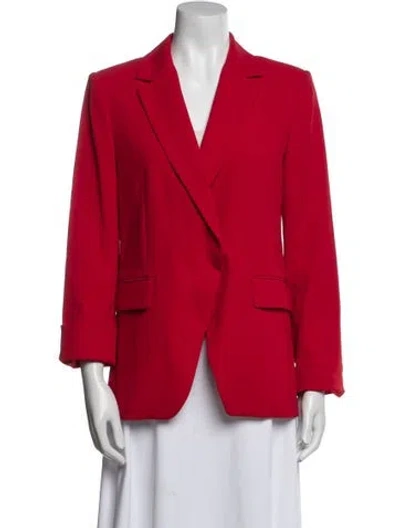 Pre-owned Alice And Olivia Blazer In Red