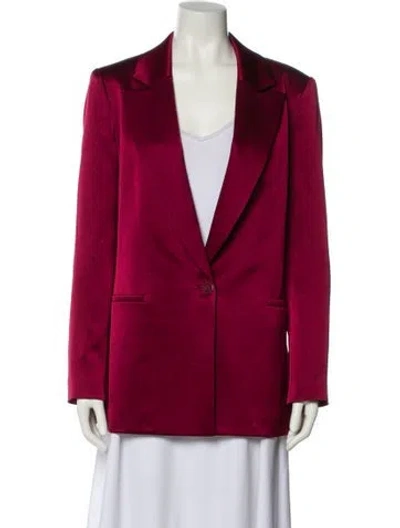 Pre-owned Alice And Olivia Blazer In Red