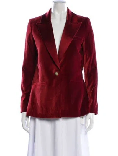 Pre-owned Alice And Olivia Blazer In Red