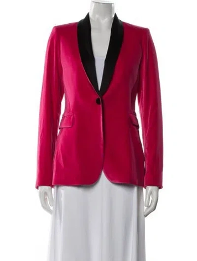Pre-owned Alice And Olivia Blazer W/ Tags In Black/pink